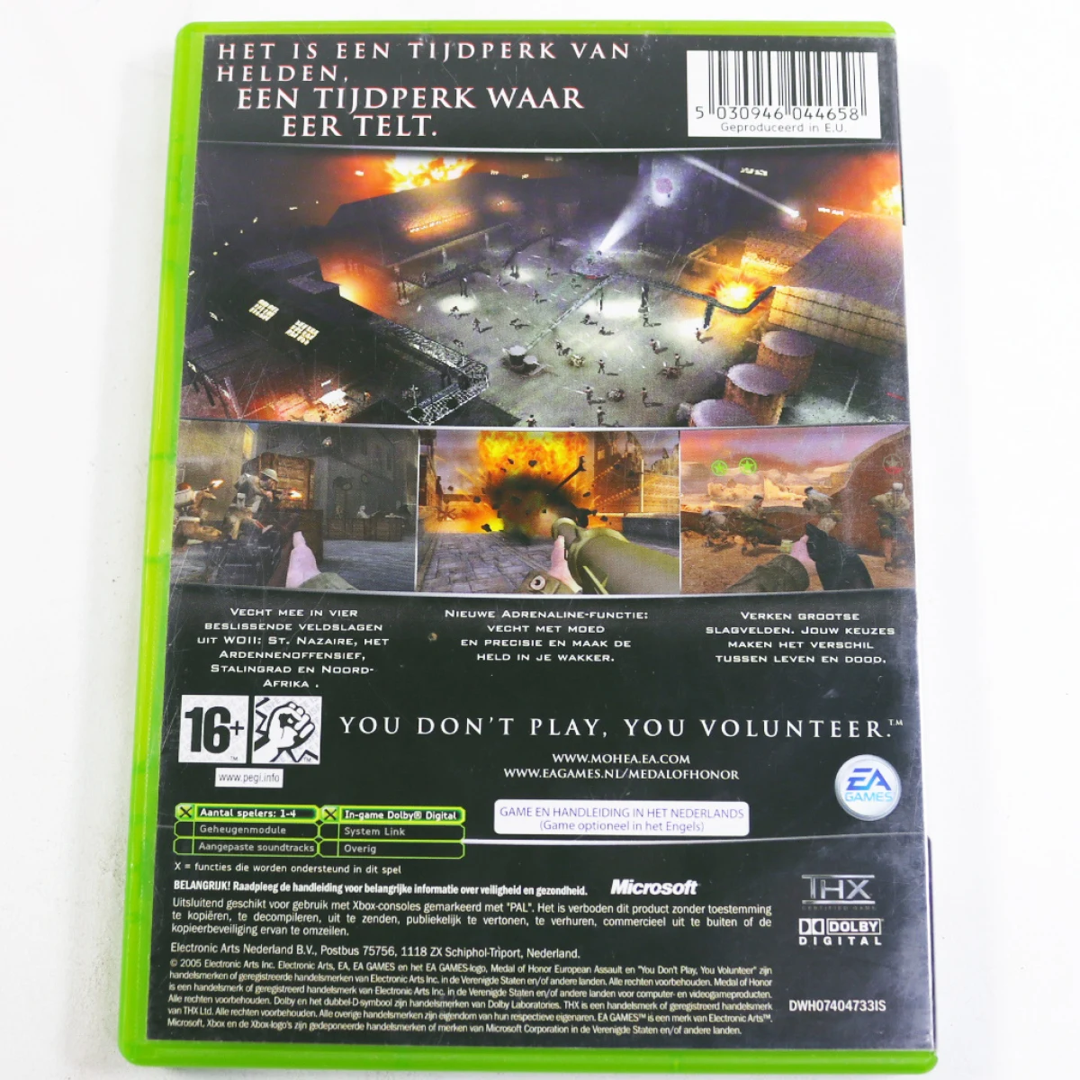 Xbox Classic - Medal of Honor: European Assault - Electronic Arts - productfoto 2