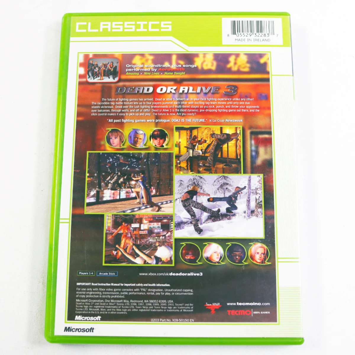 Xbox Classic - Dead or Alive 3 [Classics] - productfoto 2