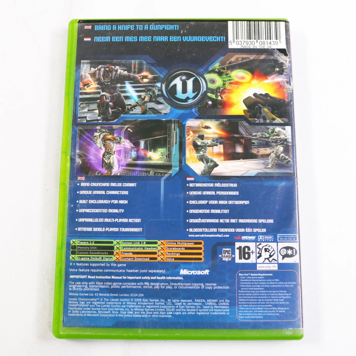 Xbox Classic - Unreal Championship 2 [No Manual] - productfoto 2