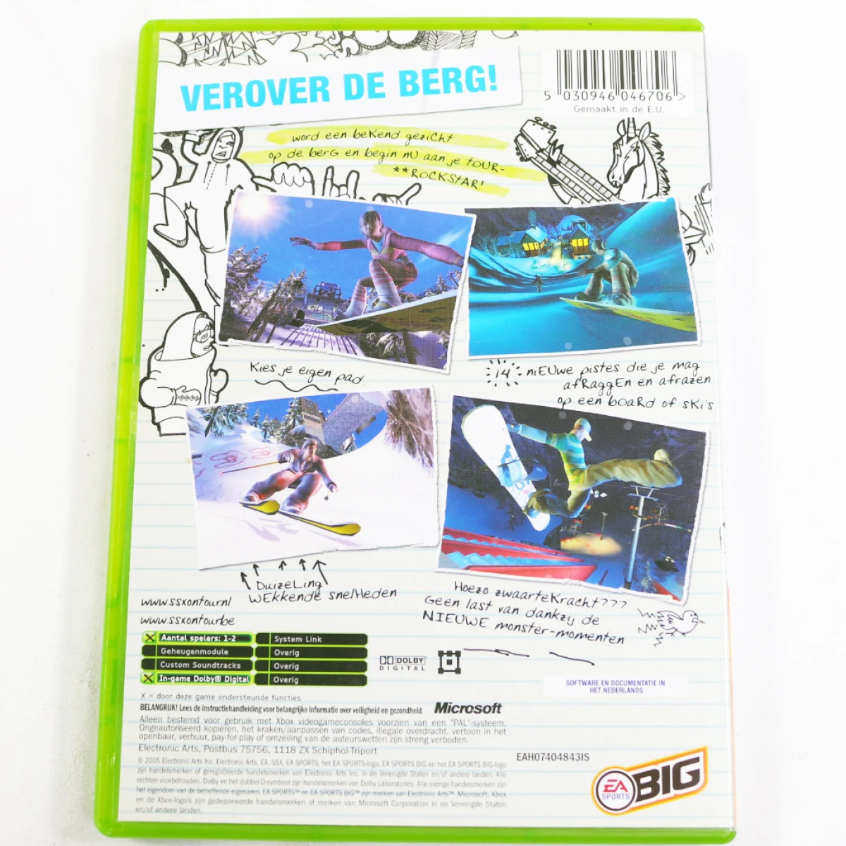 Xbox Classic - SSX on Tour - productfoto 2