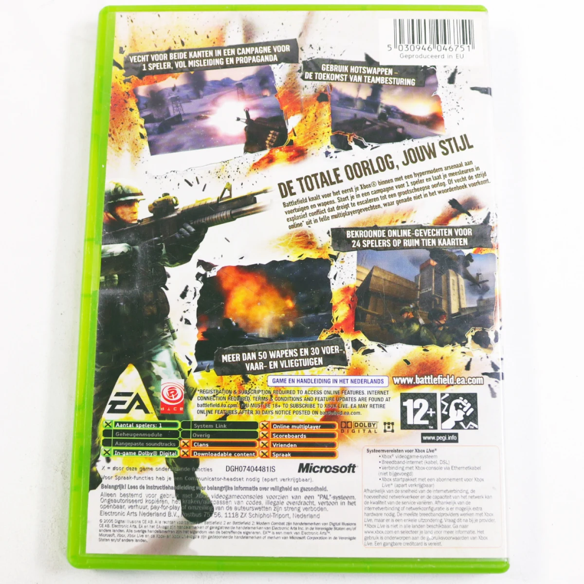 Xbox Classic - Battlefield 2: Modern Combat - productfoto 2