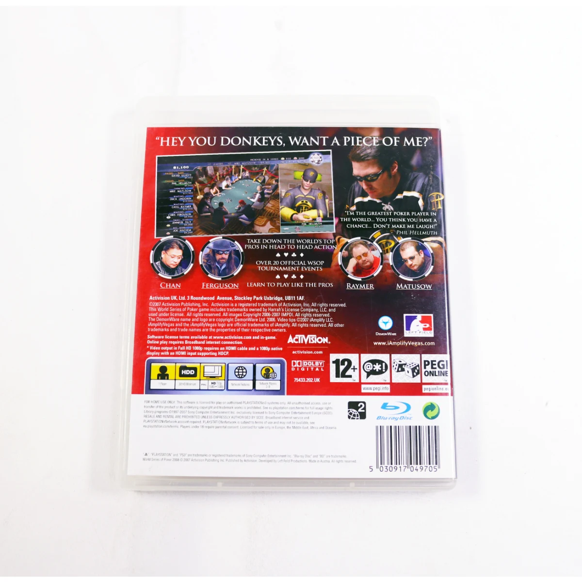 PlayStation 3 - World Series of Poker 2008 - productfoto 2