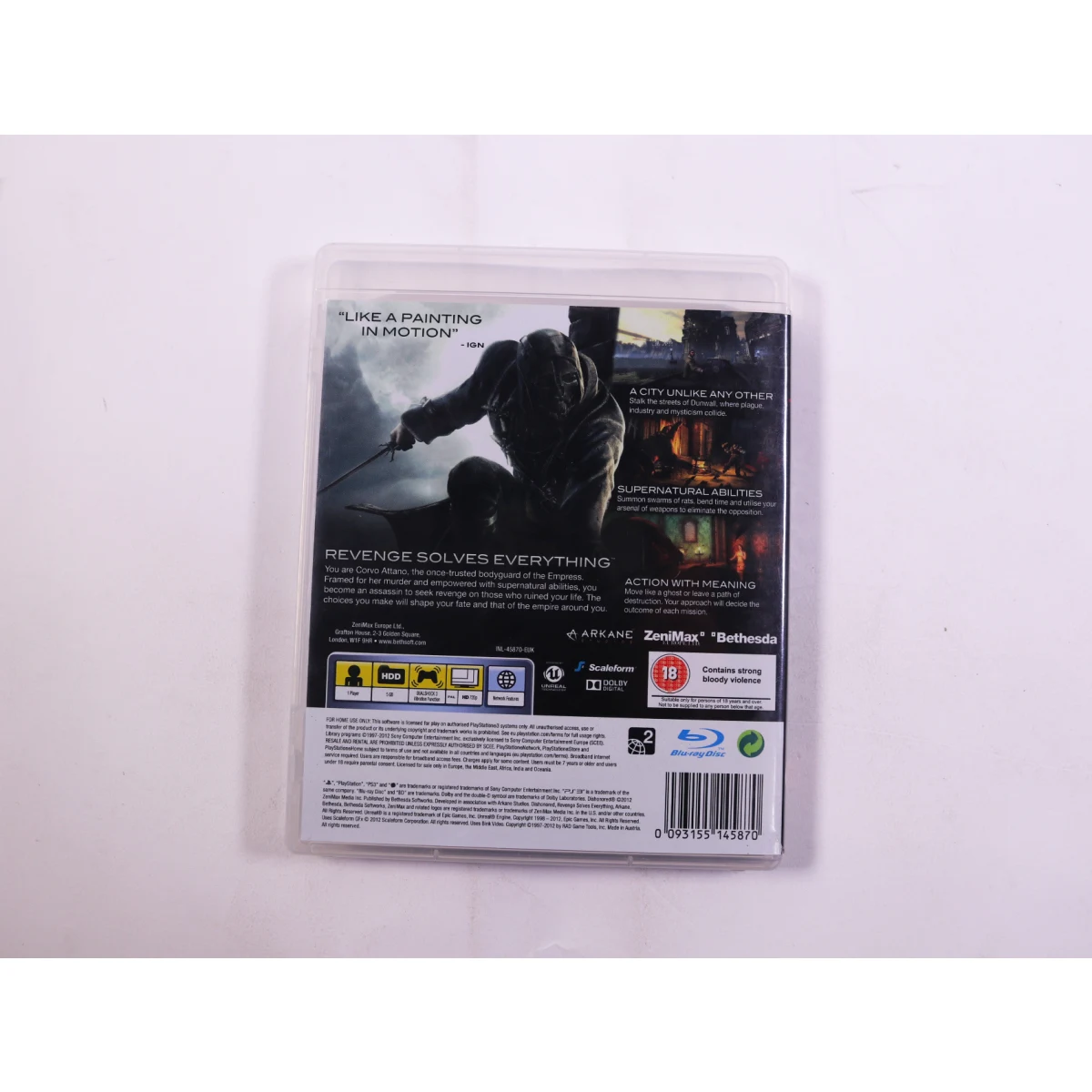 PlayStation 3 - Dishonored - productfoto 3