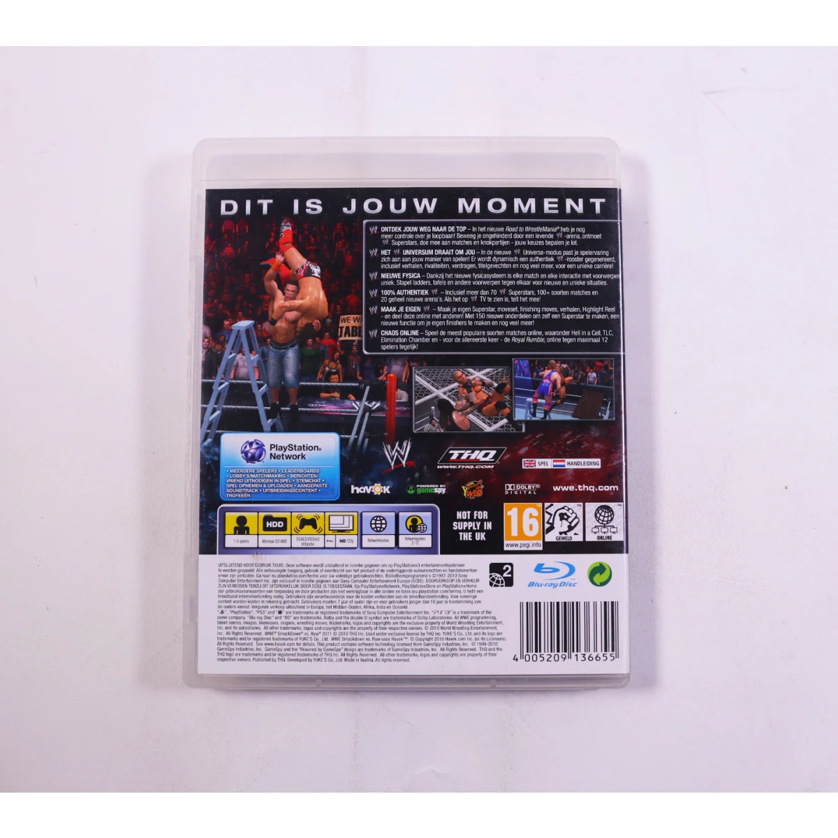 PlayStation 3 - WWE SmackDown vs. Raw 2011 - productfoto 2