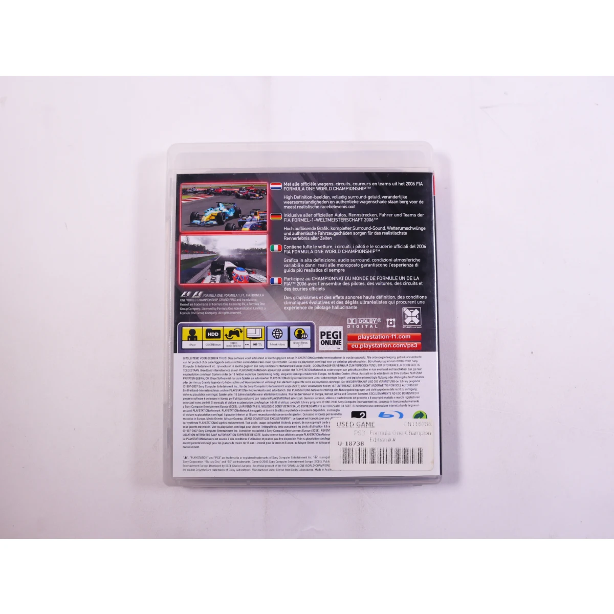 PlayStation 3 - Formula One Championship Edition - productfoto 3