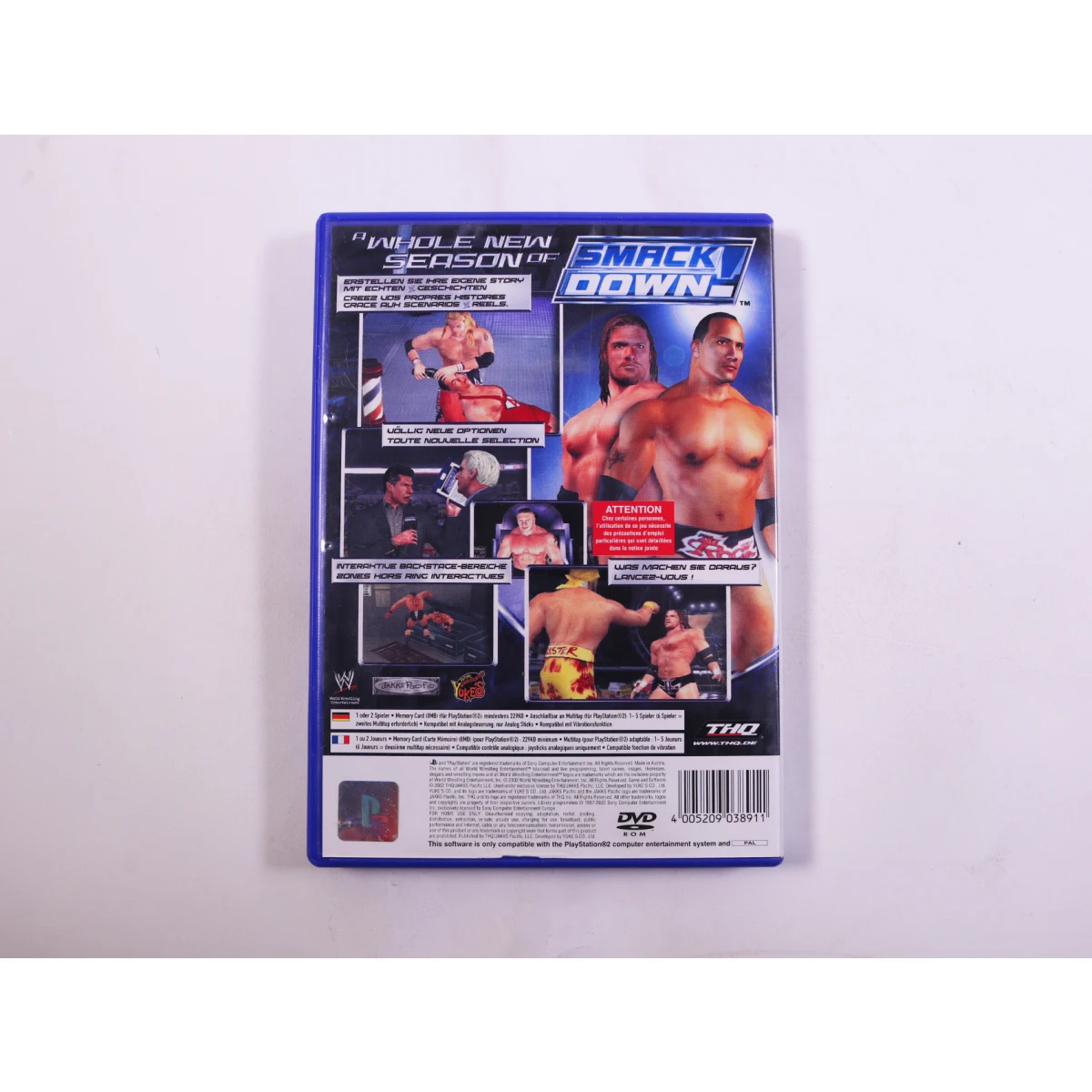 Playstation 2 - WWE SmackDown! Shut Your Mouth - productfoto 3