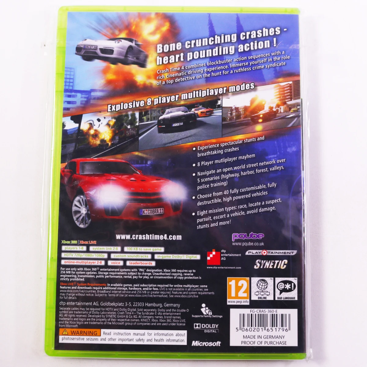 Xbox 360 - Crash Time 4 - Synetic - productfoto 2
