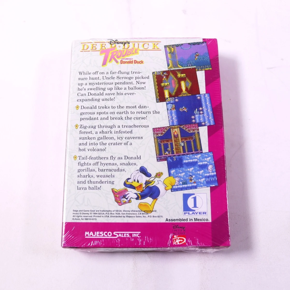 SEGA Game Gear - Deep Duck Trouble Starring Donald Duck [sealed] - productfoto 2