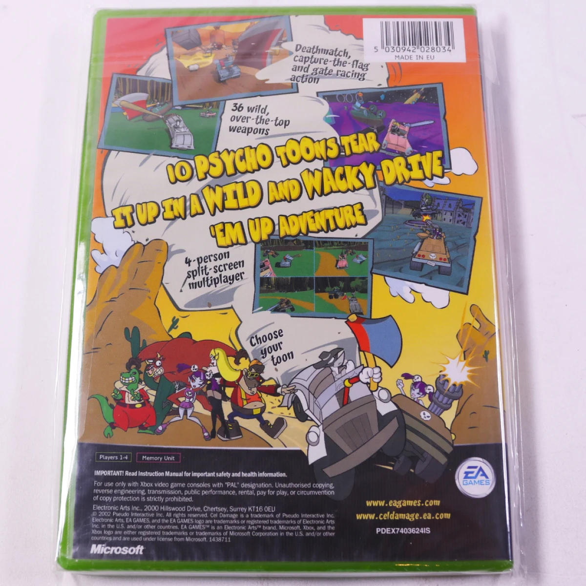 Xbox Classic - Cel Damage [Sealed] - productfoto 2