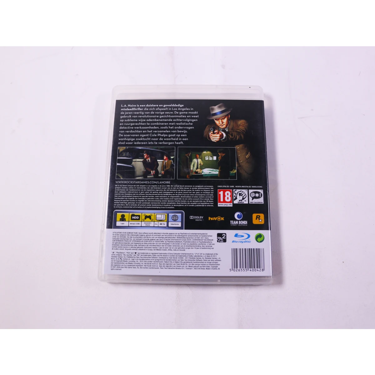 PlayStation 3 - L.A. Noire - productfoto 3