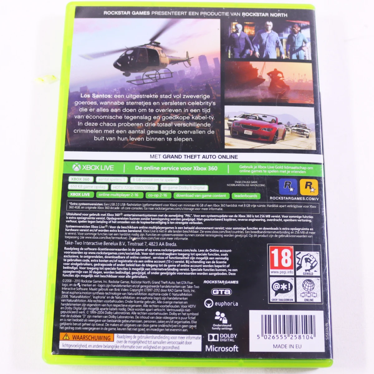 Xbox 360 - Grand Theft Auto V - Rockstar Games - productfoto 2