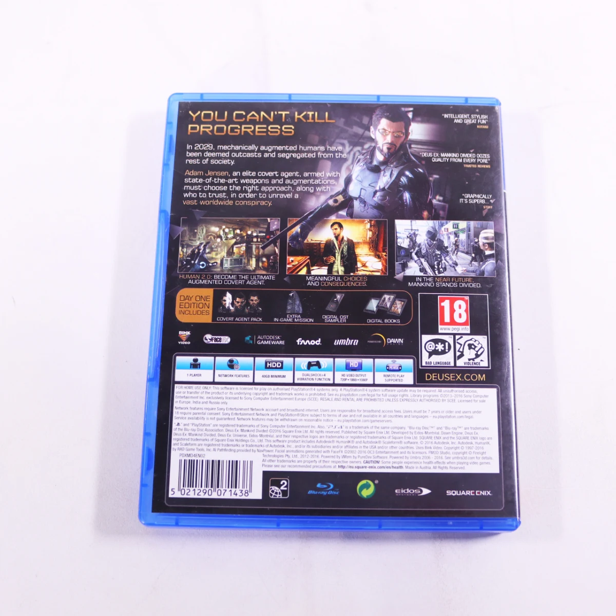 PlayStation 4 - Deus Ex: Mankind Divided [Gebruikt] - Gebruikt - productfoto 2