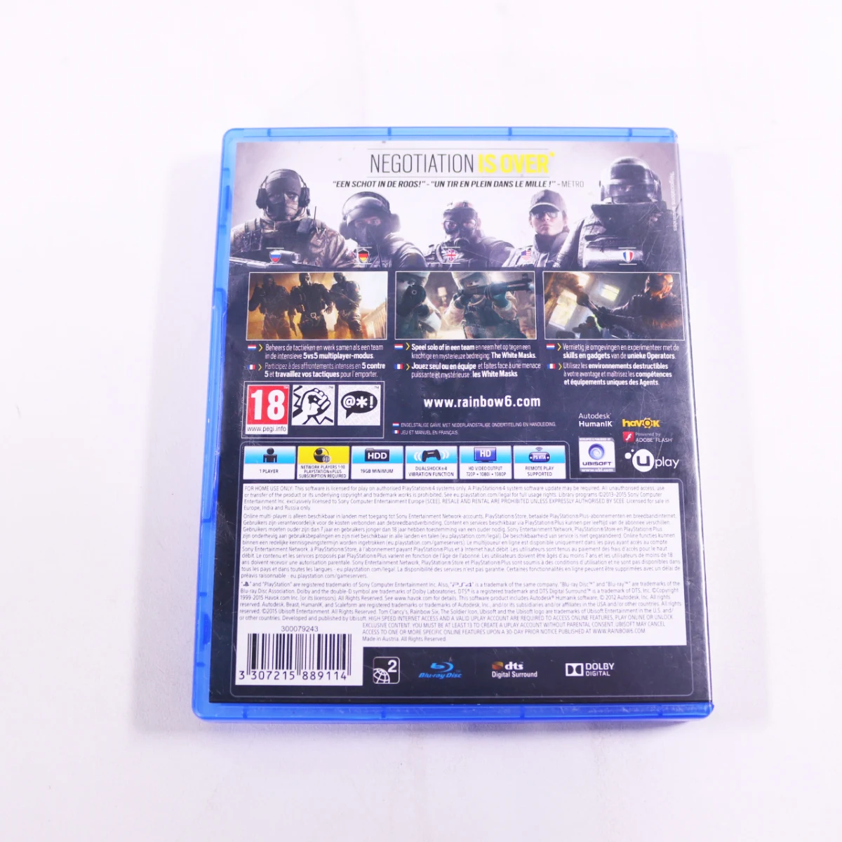 PlayStation 4 - Tom Clancy's Rainbow Six: Siege [Gebruikt] - Gebruikt - productfoto 2