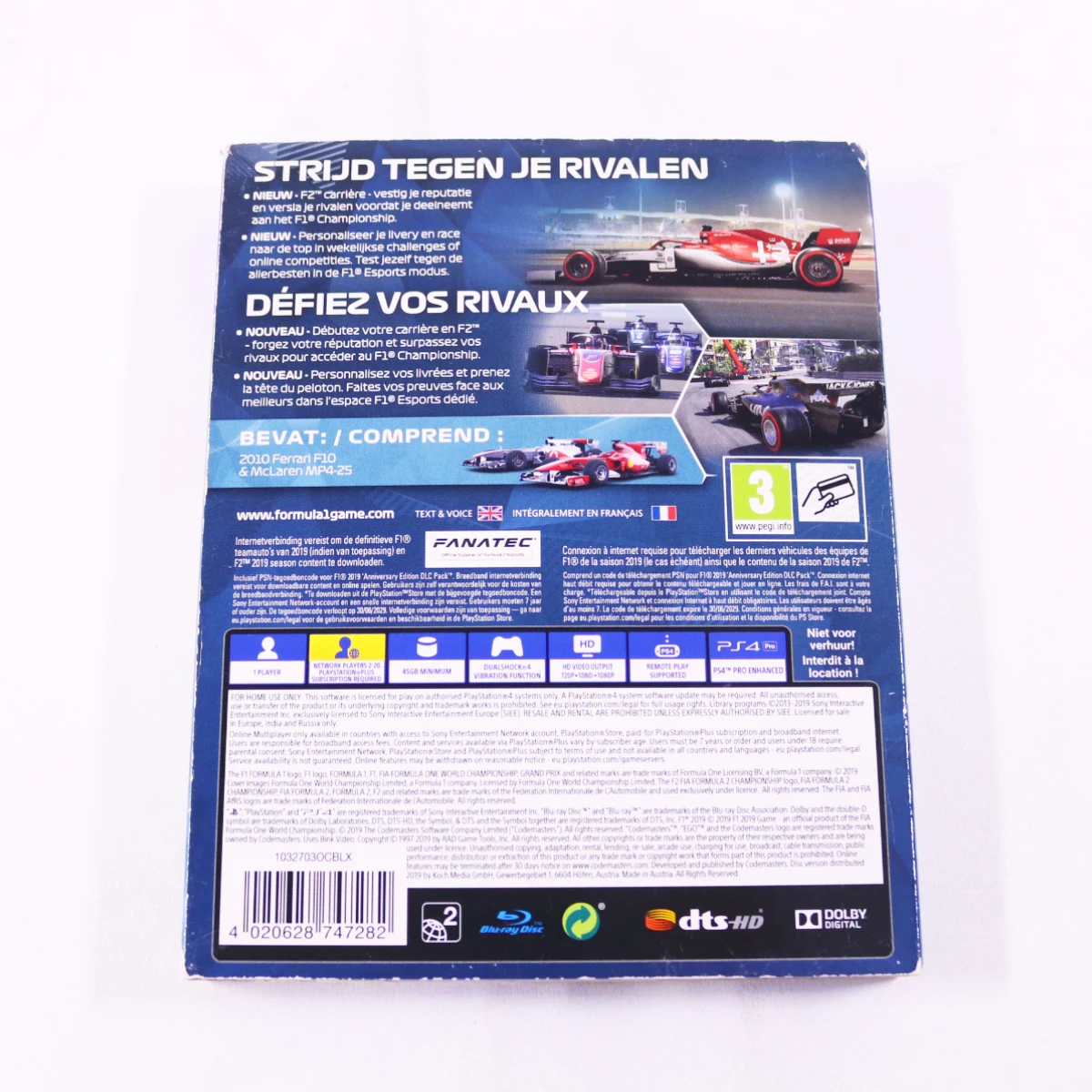 Playstation 4 - F1 2019 (Anniversary Edtion) - productfoto 2