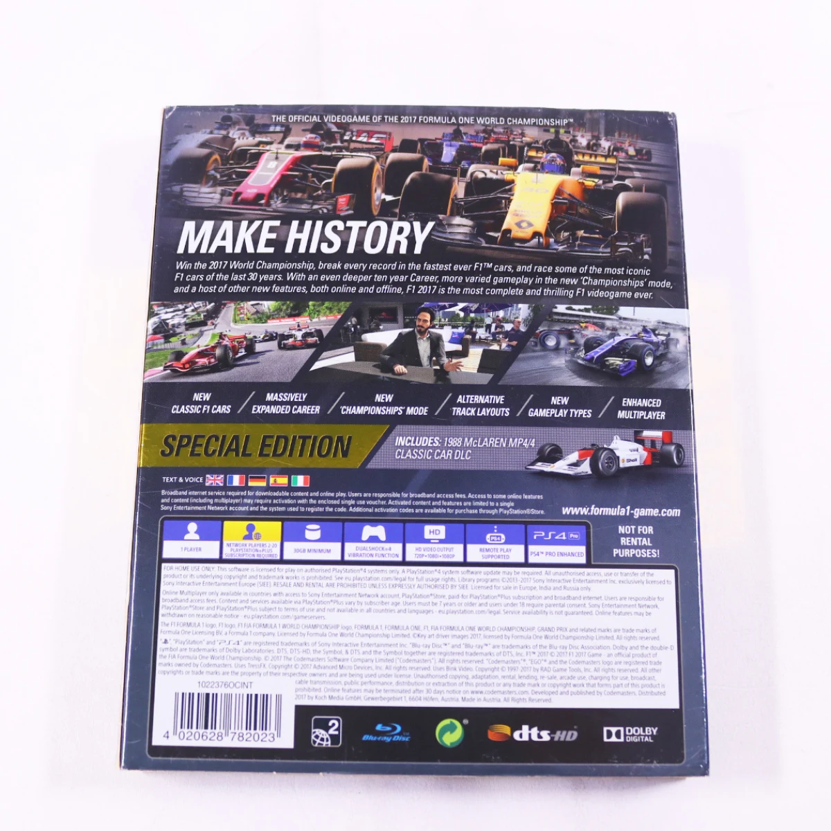 PlayStation 4 - F1 2017 [Special Edition] [Gebruikt] - Gebruikt - productfoto 2