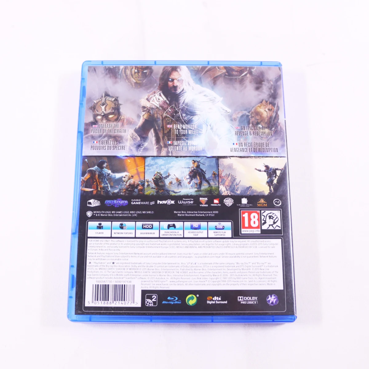 PlayStation 4 - Shadow of Mordor [Game of the Year Edition] [Gebruikt] - Gebruikt - productfoto 2
