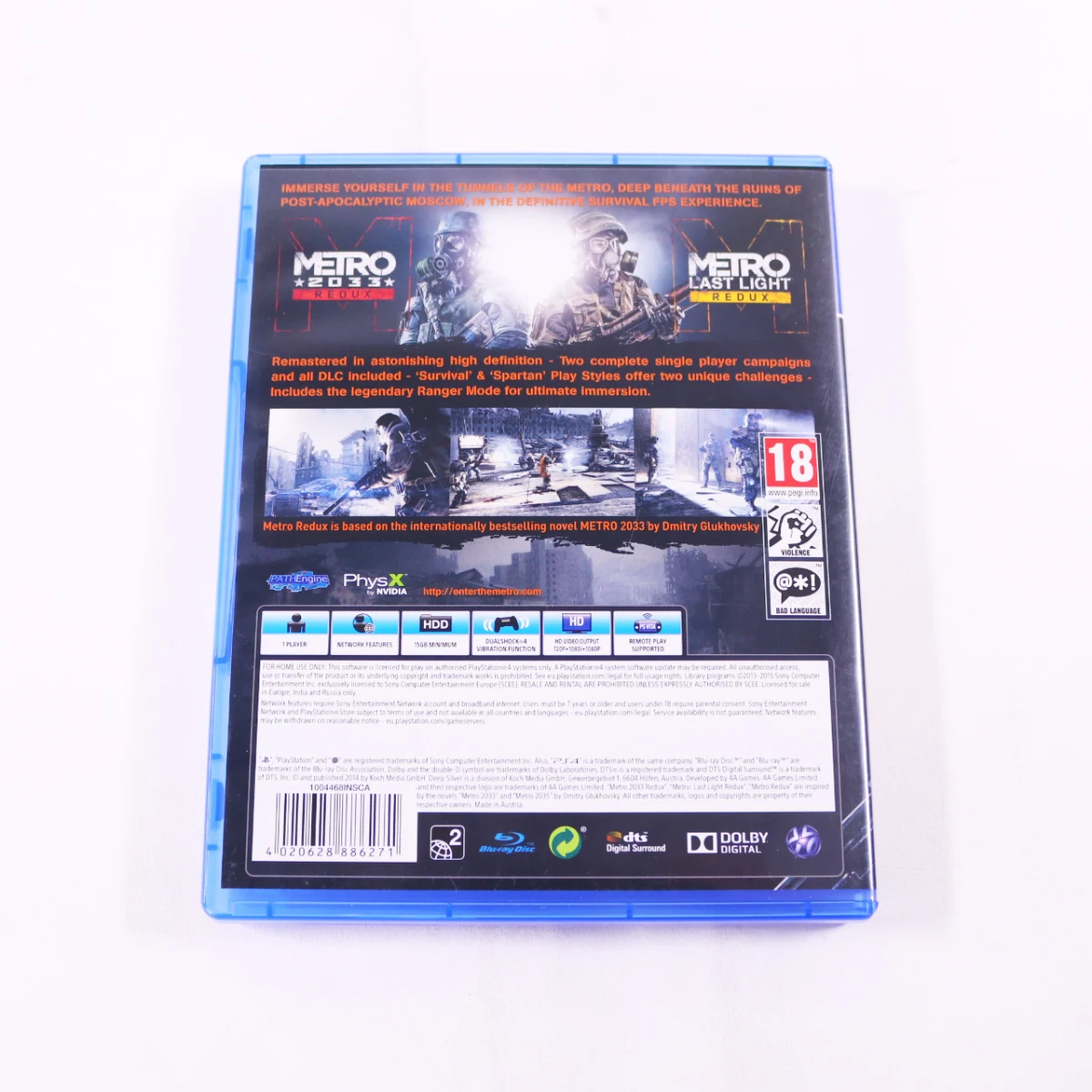 Playstation 4 - Metro Redux [Gebruikt] - Gebruikt - productfoto 2