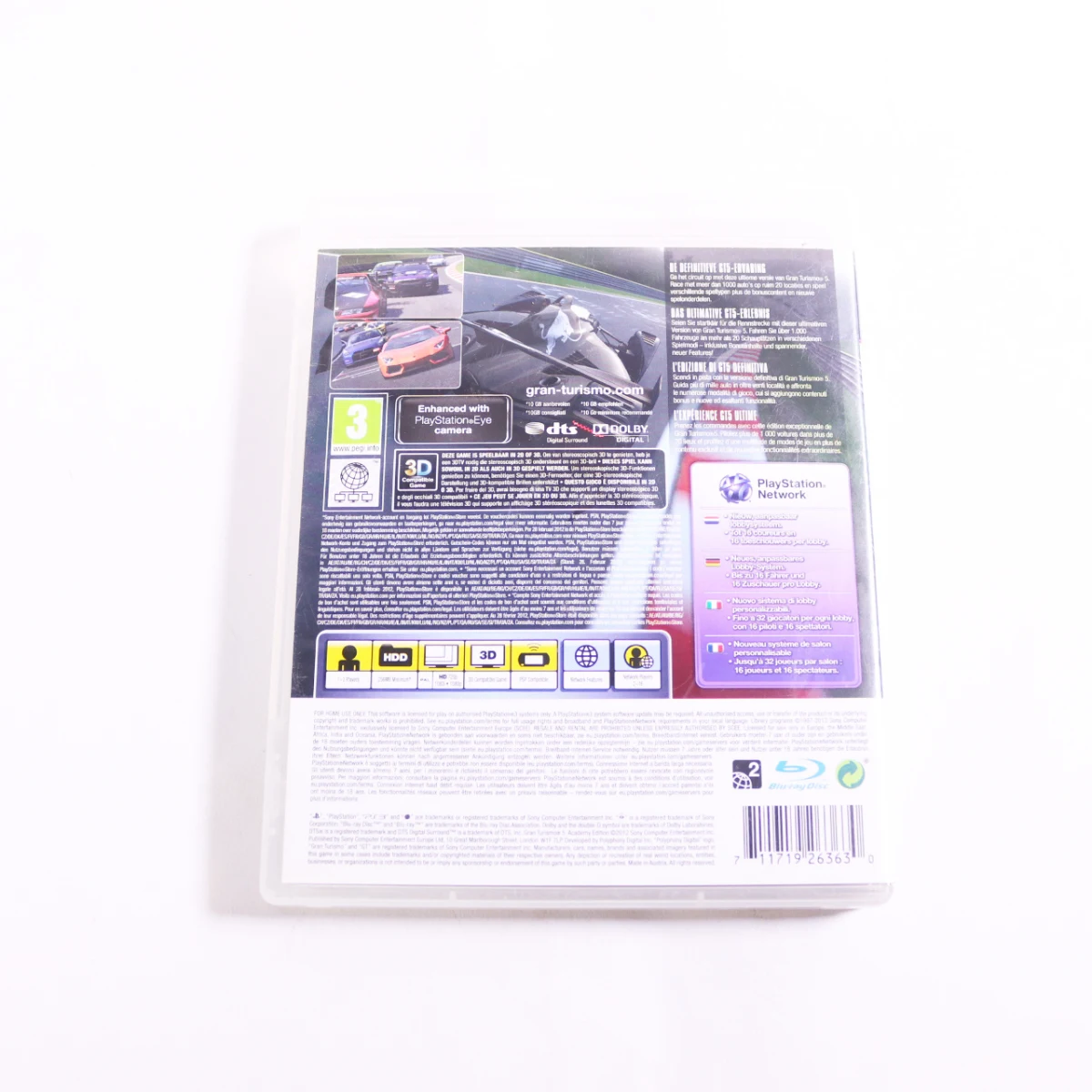 PlayStation 3 - Gran Turismo 5: Academy Edition - productfoto 2