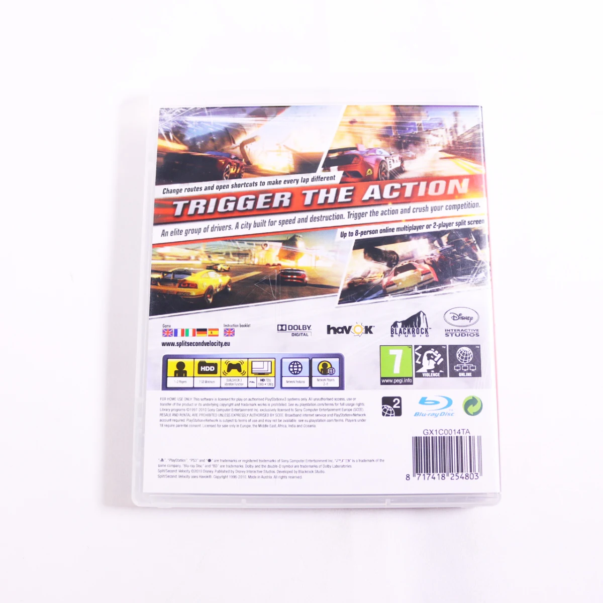 Playstation 3 - Split/Second: Velocity - productfoto 2