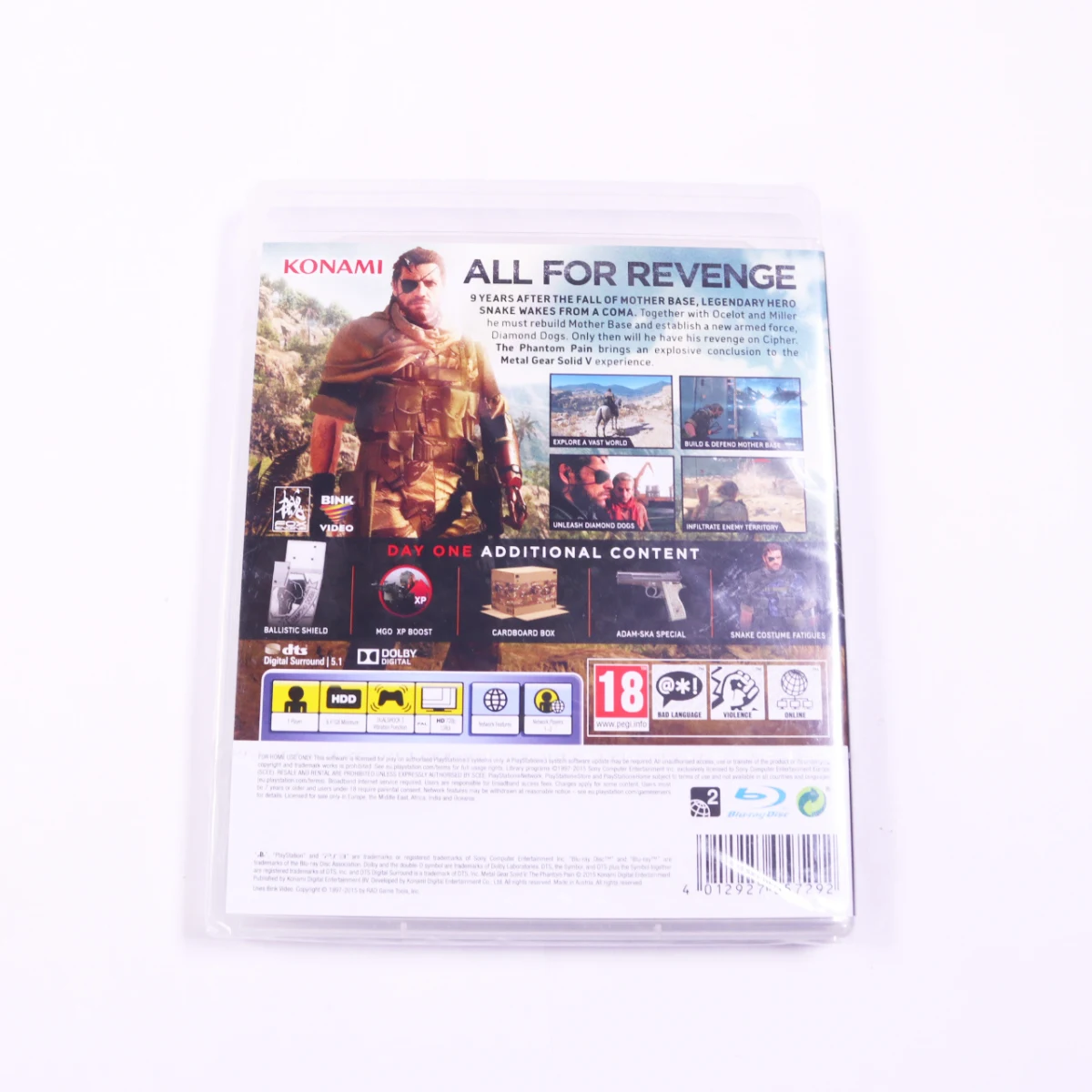 PlayStation 3 - Metal Gear Solid V: The Phantom Pain - productfoto 2