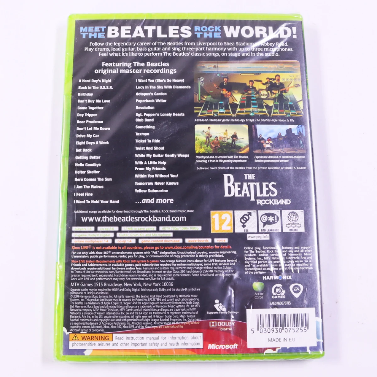 Xbox 360 - The Beatles: Rock Band - Harmonix - productfoto 2