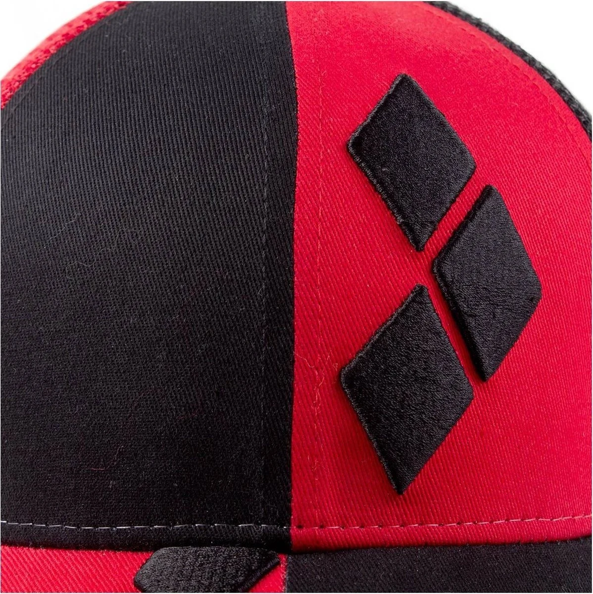 Harley Quinn Rood en Zwart Trucker Cap - DC Comics - productfoto 3
