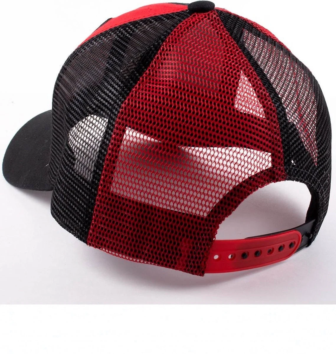 Harley Quinn Rood en Zwart Trucker Cap - DC Comics - productfoto 2