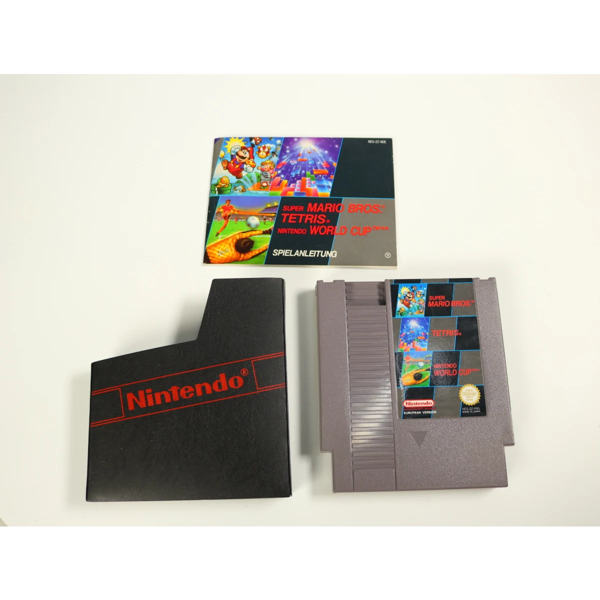NES - Super Mario Bros Tetris Nintendo World Cup [met boekje]
