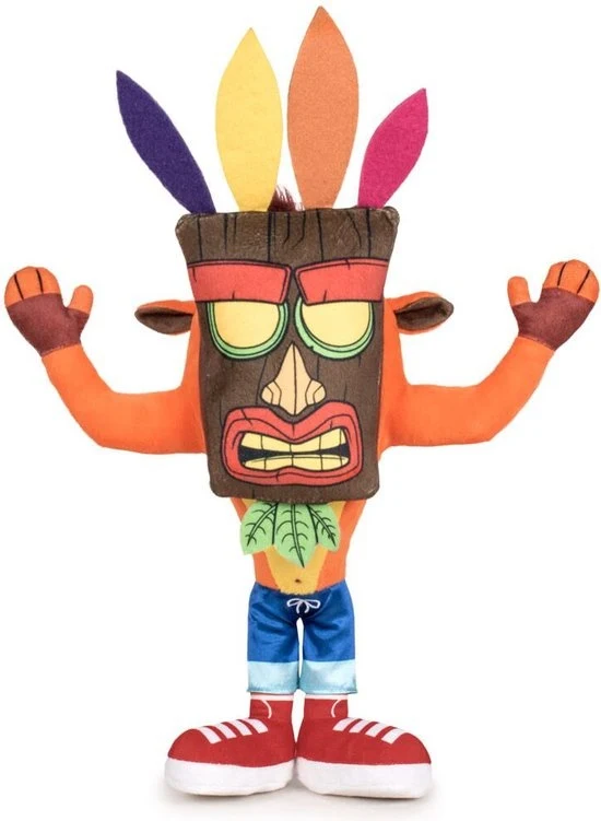 Crash Bandicoot - Zacht Pluche - Knuffel 21 cm