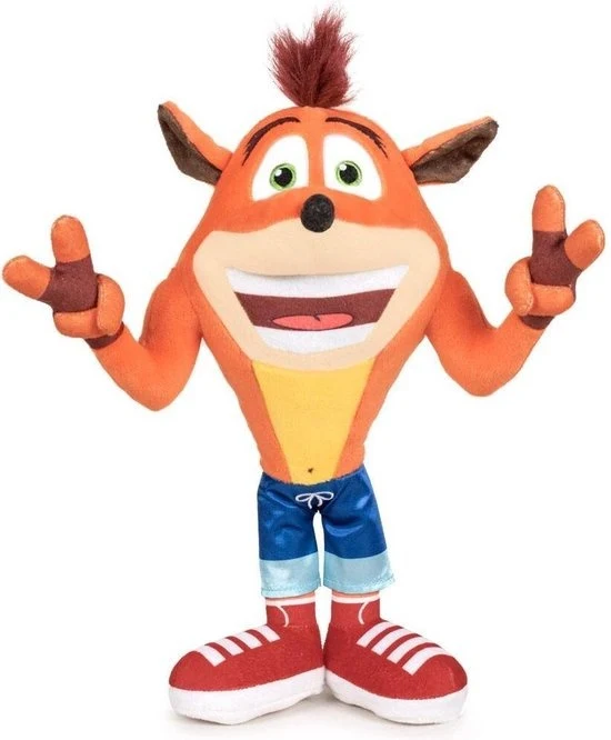 Crash Bandicoot - Zacht Pluche - Knuffel 21 cm