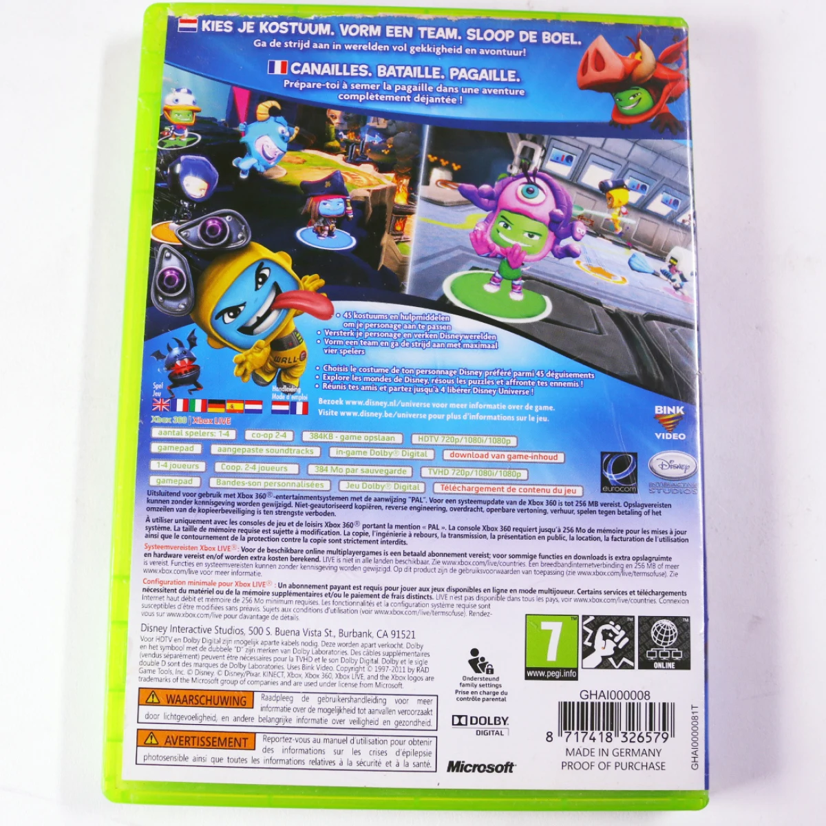 Xbox 360 - Disney Universe - productfoto 2