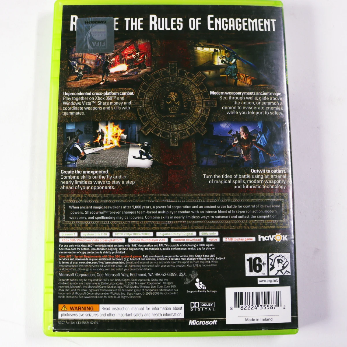 Xbox 360 - Shadowrun [No Manual] - productfoto 2