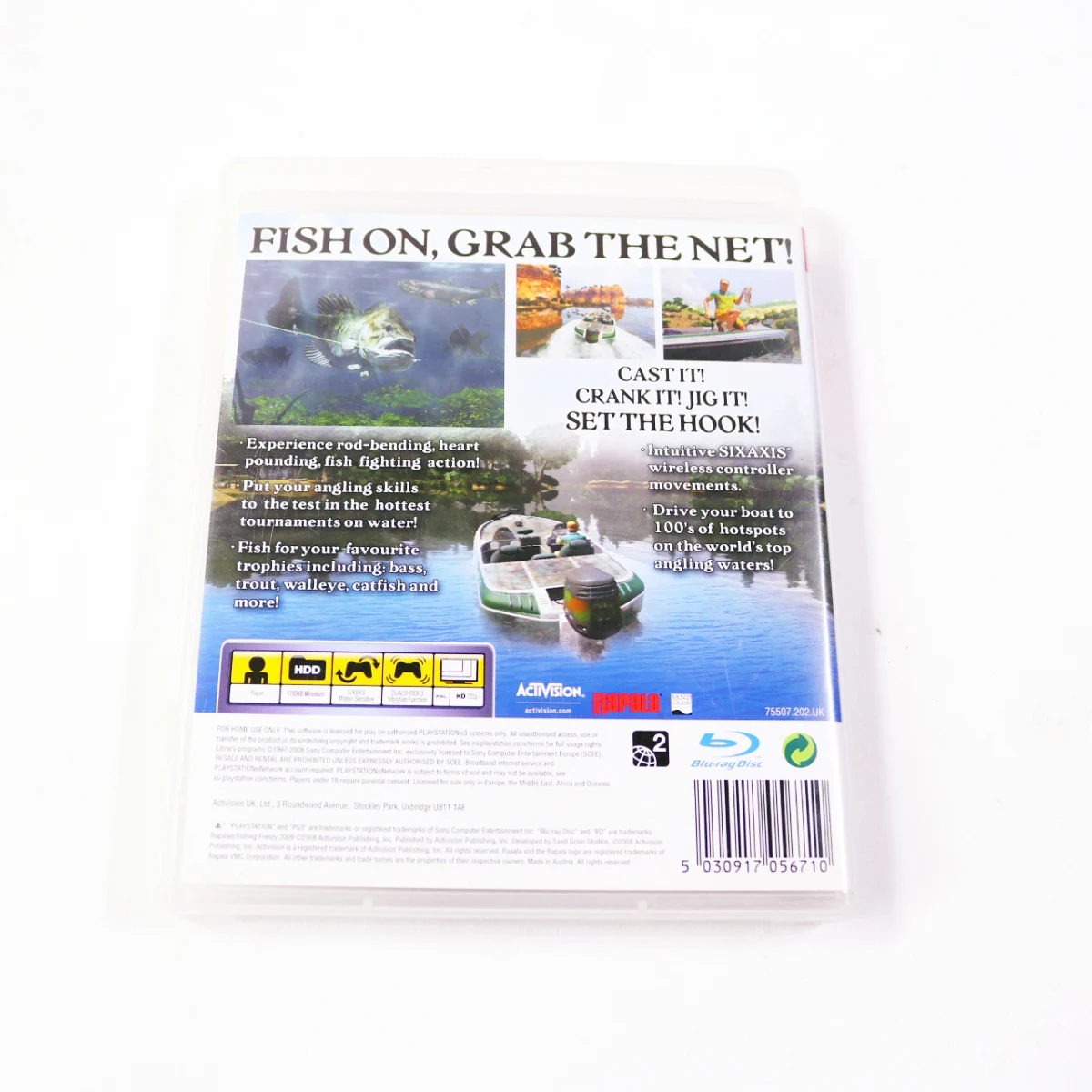 Playstation 3 - Rapala Fishing Frenzy 2009 - productfoto 2