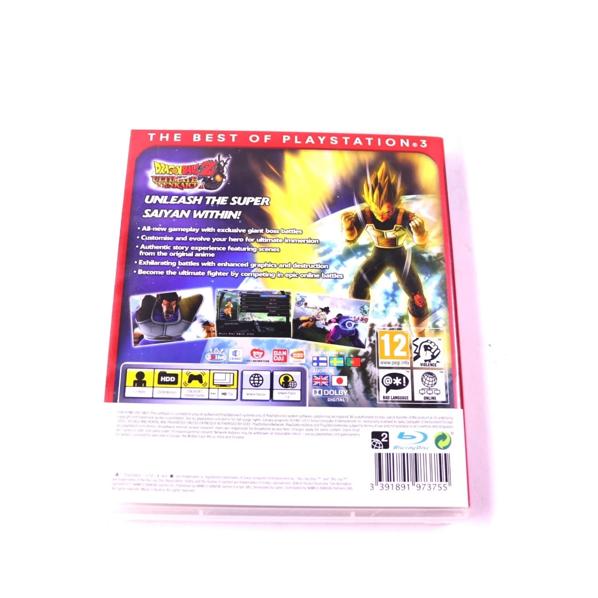 PlayStation 3 - Dragon Ball Z: Ultimate Tenkaichi [Essentials] - productfoto 3
