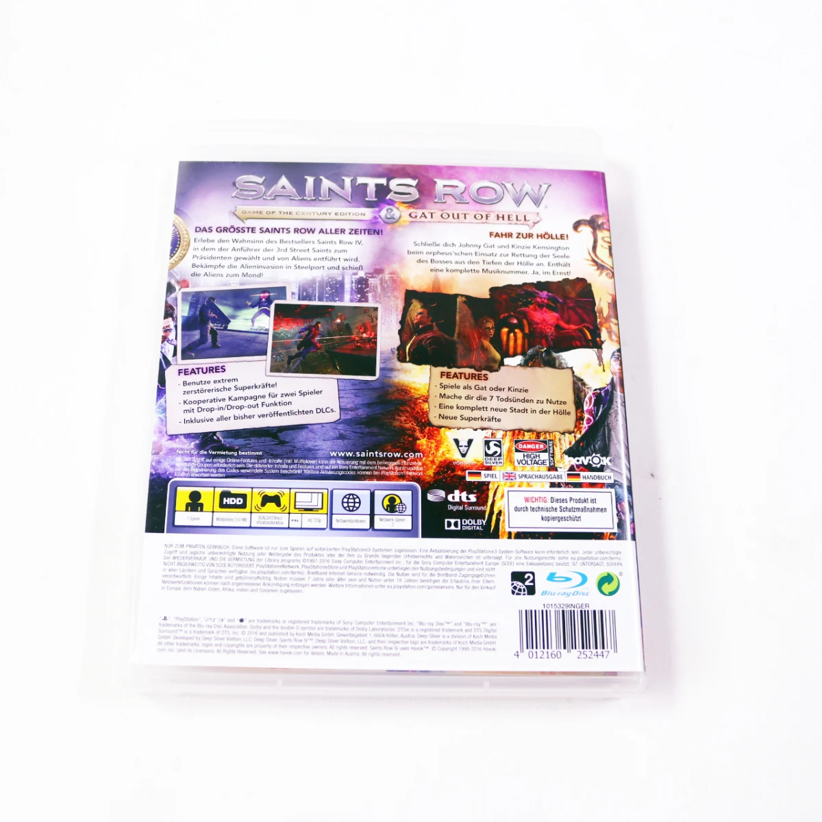 PlayStation 3 - Saints Row IV: Game of the Century Edition & Gat out of Hell - productfoto 2