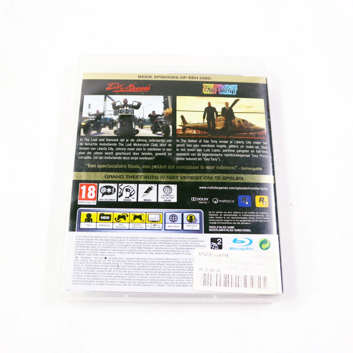 Playstation 3 - Grand Theft Auto: Episodes From Liberty City - productfoto 3