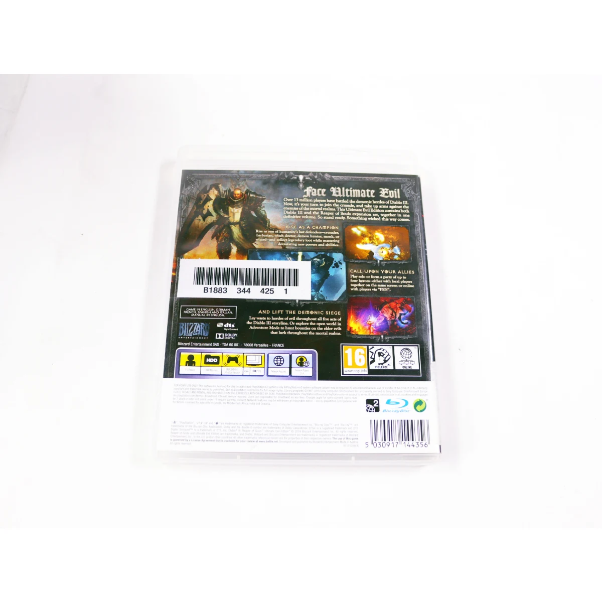 PlayStation 3 - Diablo III: Reaper of Souls - productfoto 3