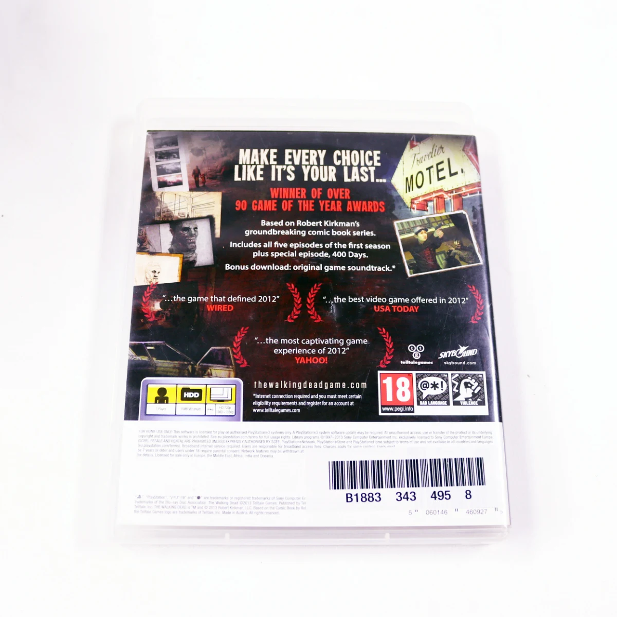 PlayStation 3 - The Walking Dead: Game of the Year Edition - productfoto 2