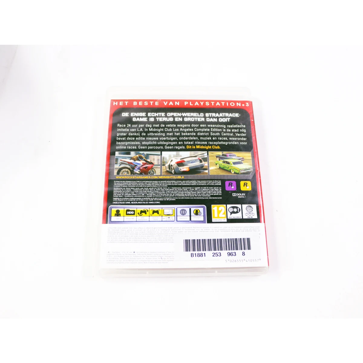 PlayStation 3 - Midnight Club: Los Angeles Complete Edition [Essentials] - productfoto 2