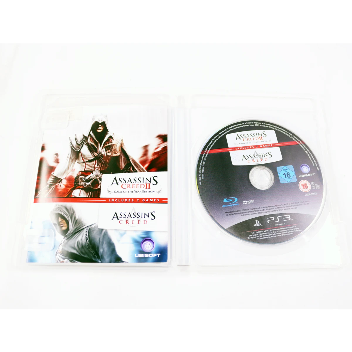 PlayStation 3 - Assassin's Creed II [Game of The Year Edition] + Assassin's Creed - productfoto 2