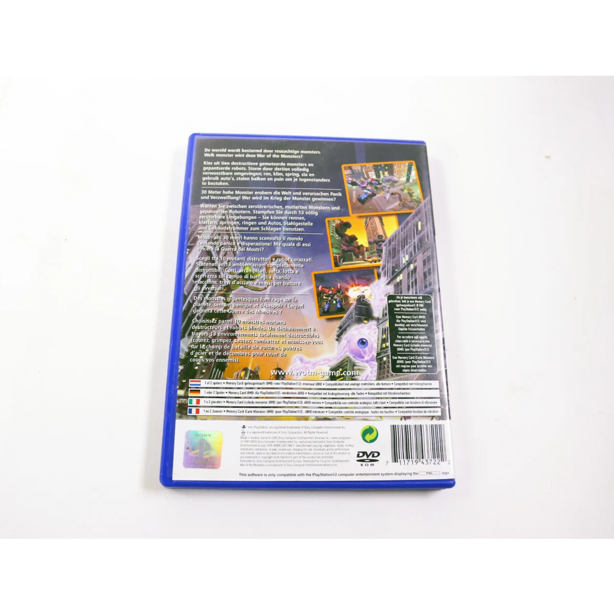 PlayStation 2 - War of the Monsters - productfoto 3