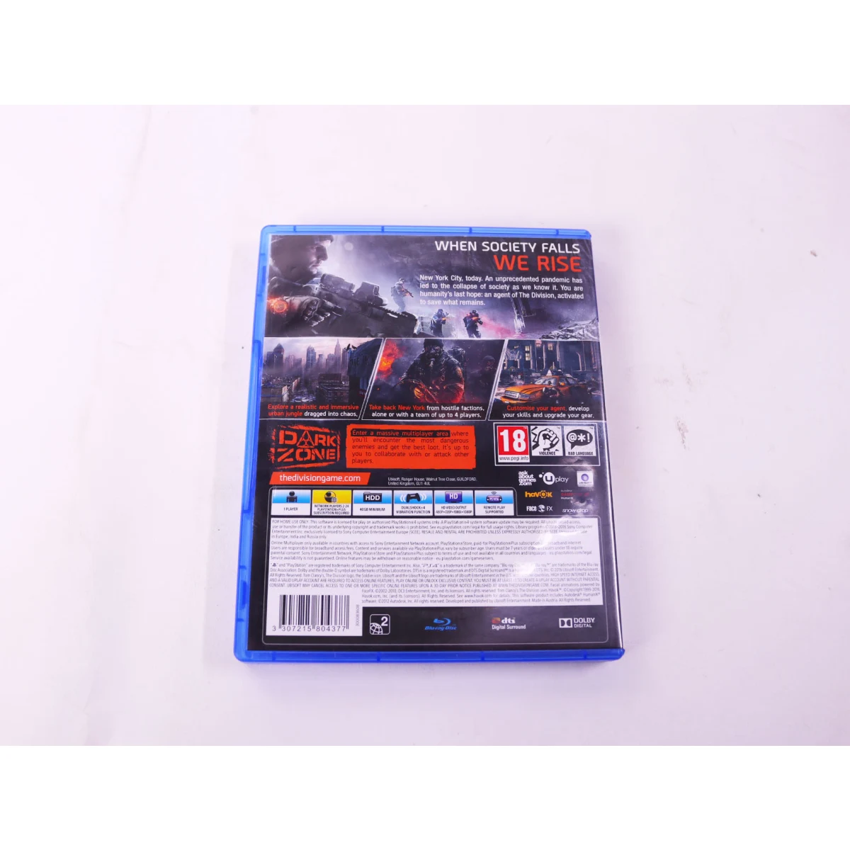 Playstation 4 - Tom Clancy's The Division [Gebruikt] - Gebruikt - productfoto 2