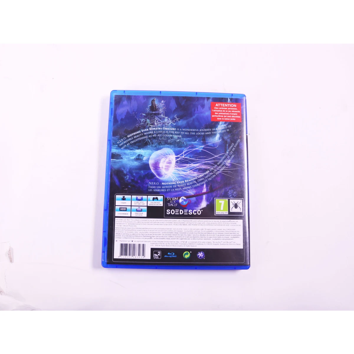 PlayStation 4 - N.E.R.O. Nothing Ever Remains Obscure [Gebruikt] - Storm in a Teacup - Gebruikt - productfoto 2
