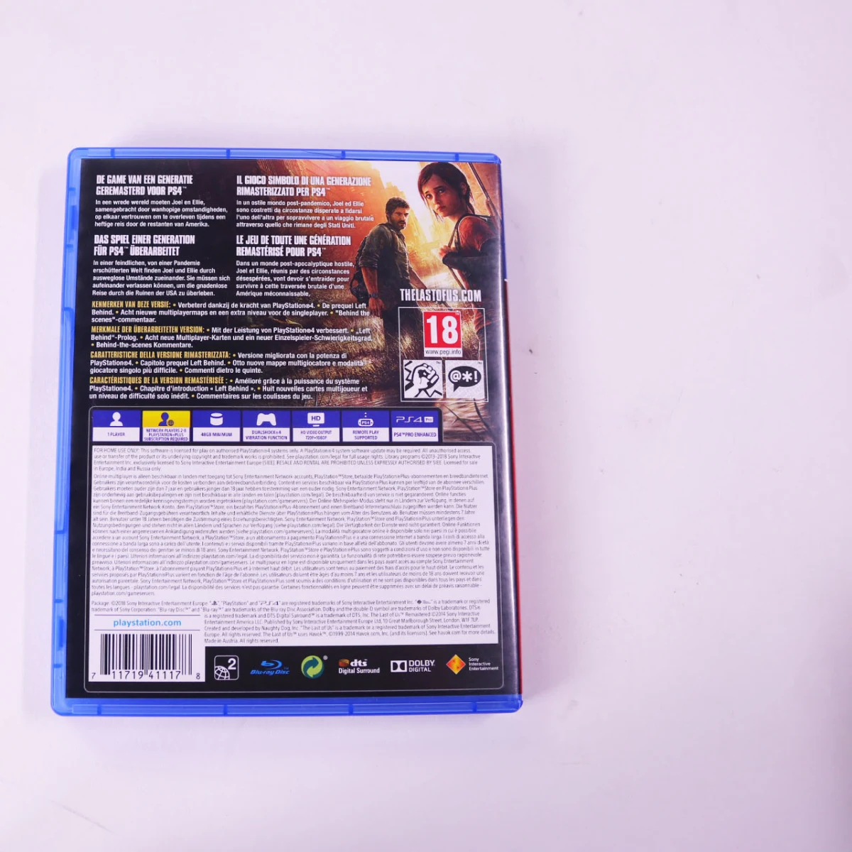 PlayStation 4 - The Last of Us Remastered [Gebruikt] - Gebruikt - productfoto 2