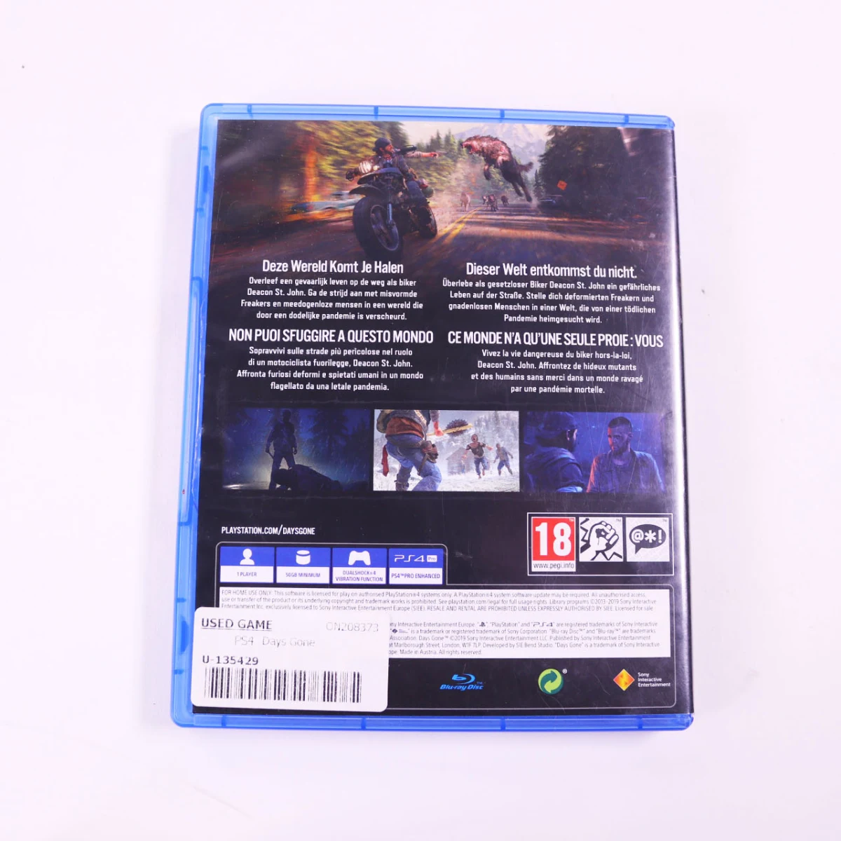 Playstation 4 - Days Gone [Gebruikt] - Bend Studio - Gebruikt - productfoto 2
