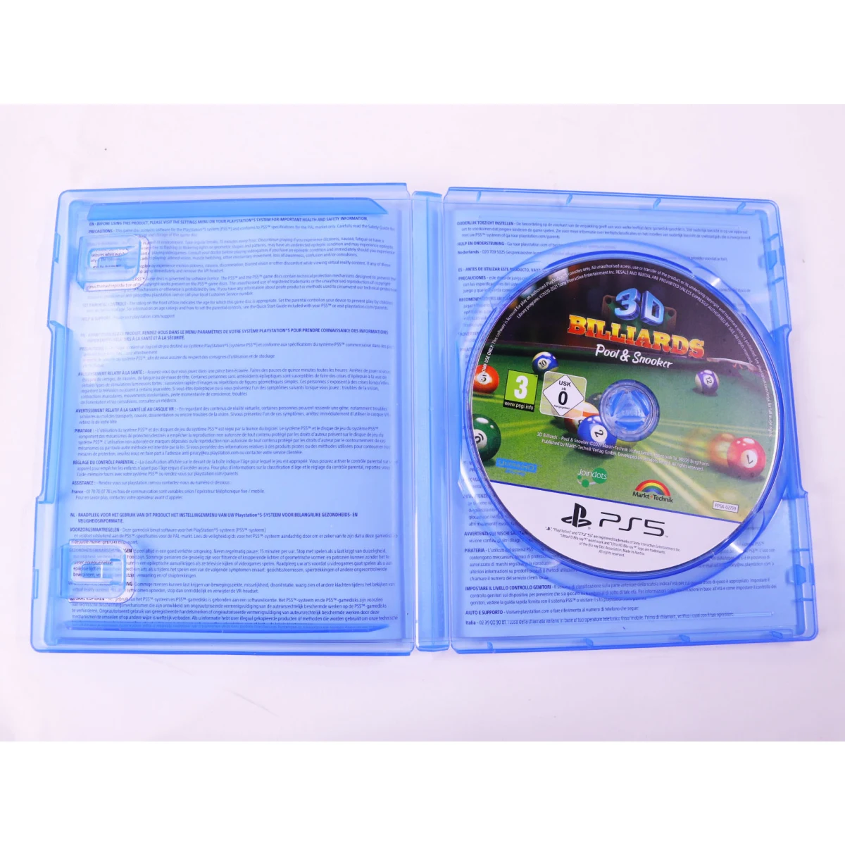 Playstation 5 - 3D Billiards Pool & Snooker [Gebruikt] - Gebruikt - productfoto 3