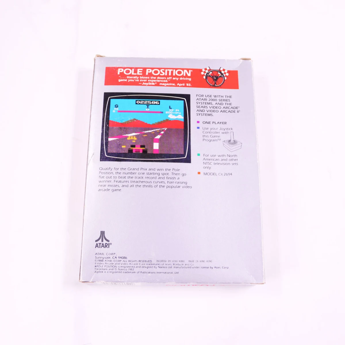 Atari 2600 - Pole Position - Boxed CIB - productfoto 3