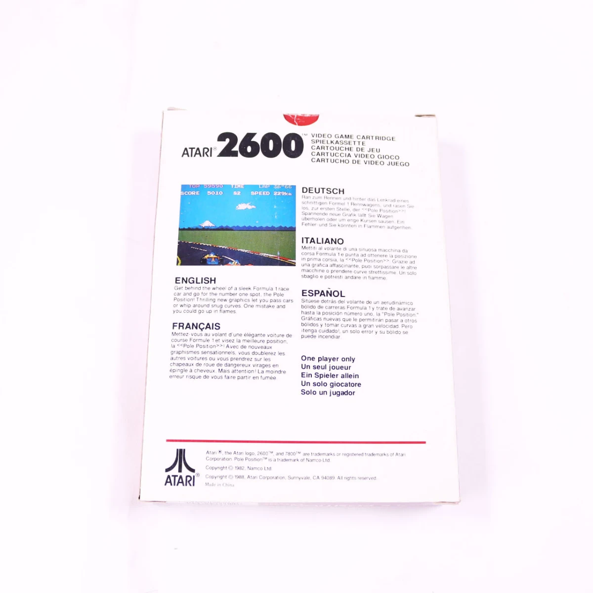 Atari 2600 - Pole Position - Boxed CIB - productfoto 3