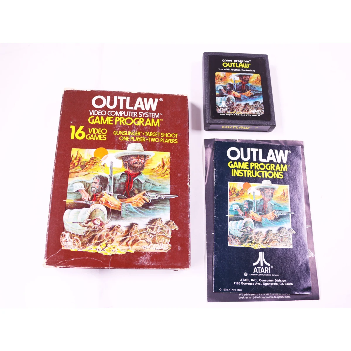 Atari 2600 - Outlaw - Boxed CIB
