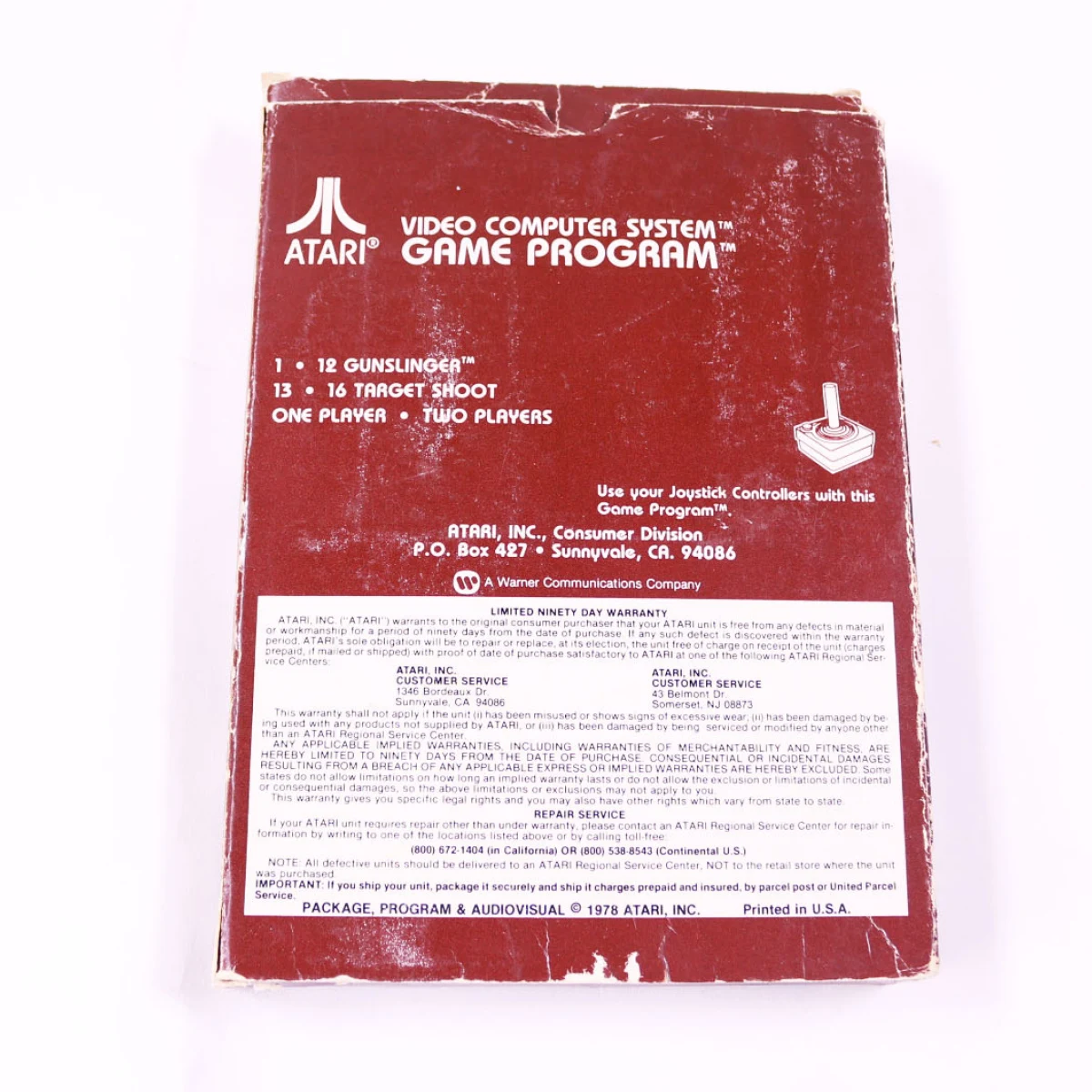 Atari 2600 - Outlaw - Boxed CIB - productfoto 3